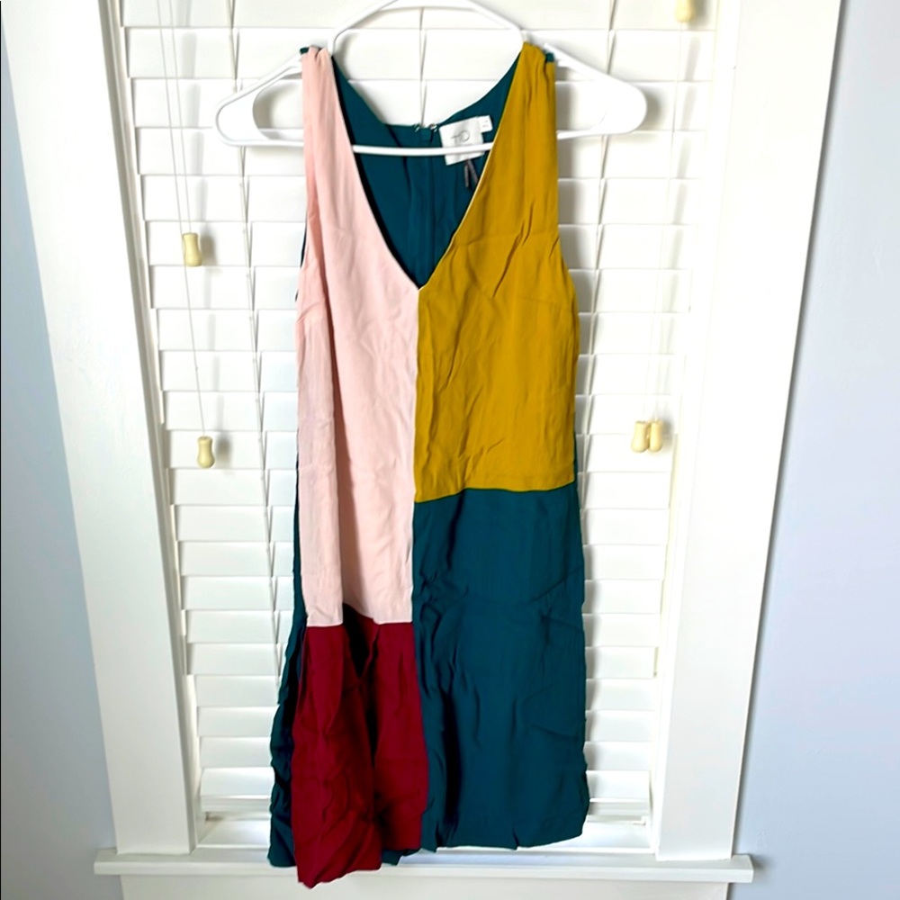 Anthropologie Color Block Dress